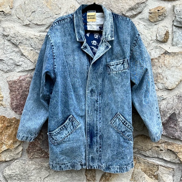 Michael sloane Vintage 90s denim jacket - Picture 4 of 8